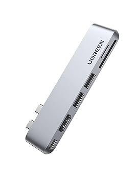 Amazon | UGREEN USB Cハブ MacBook Pro Air専用 6-in-2 変換